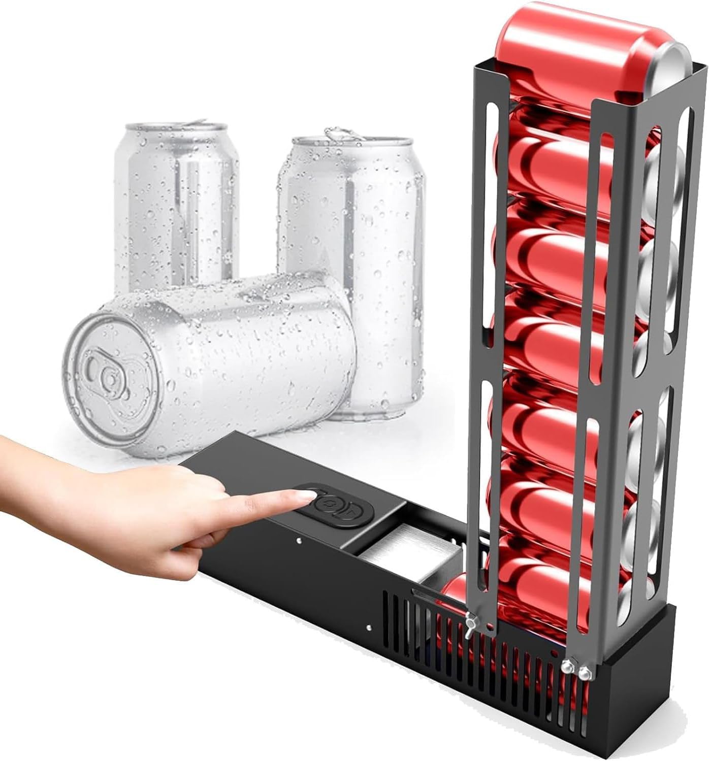 Electric Aluminum Can Crusher,Electric Can Crushers for Recycling & Compactor - Crush and Flatten 8oz to 16oz Aluminum Cans and Plastic Bottles