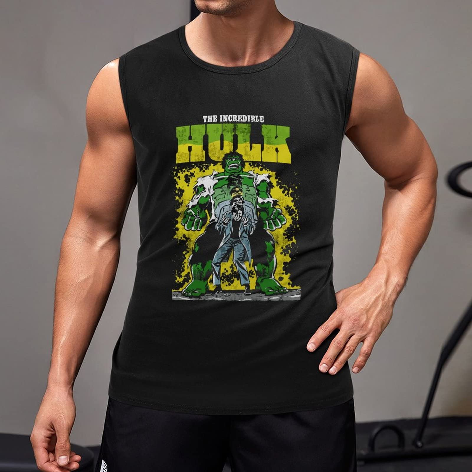 Amazon.co.jp: タンクトップ 超人ハルク メンズ 丸首 Tシャツ 