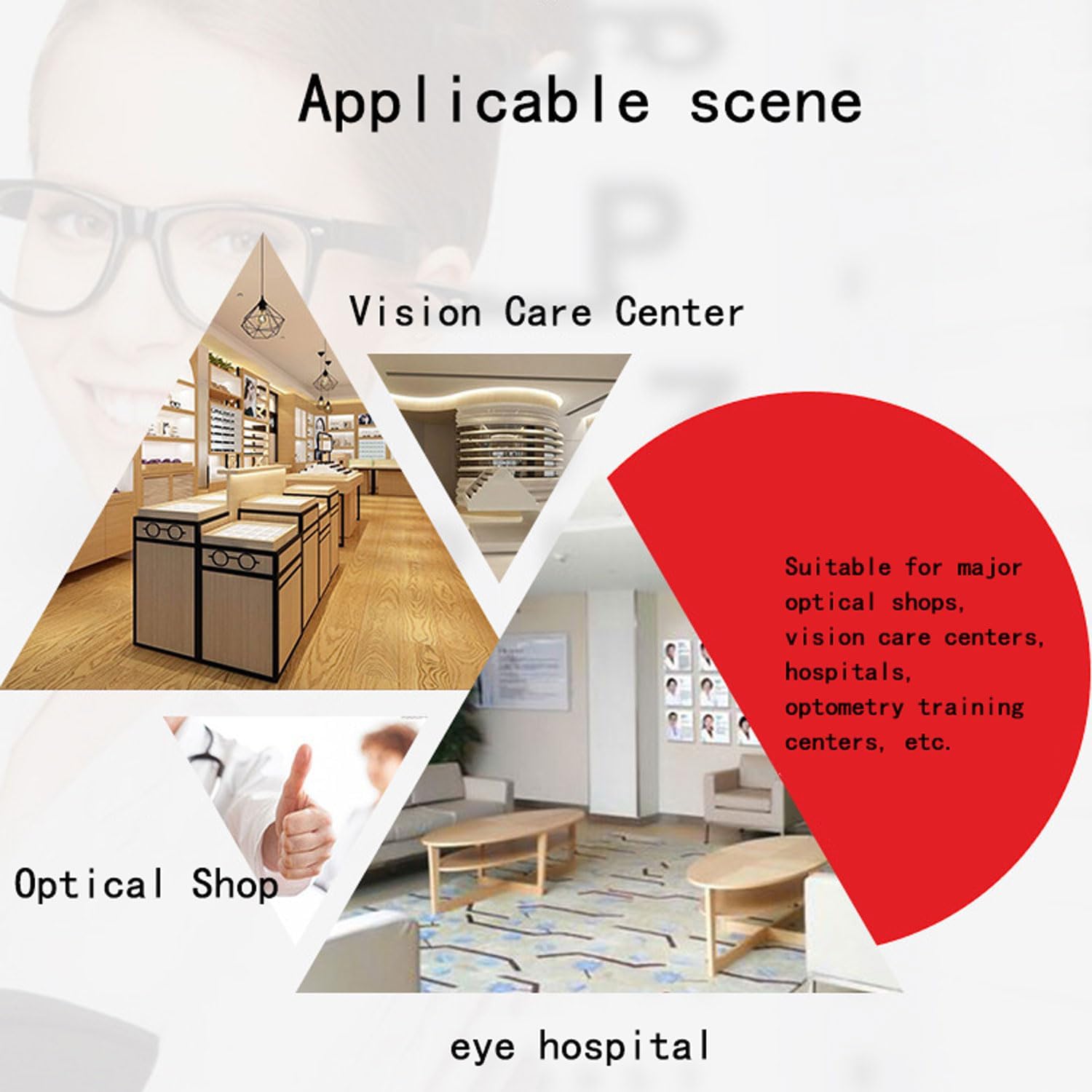Optometry Telescopic Bracket, Support Lifting Forehead Support Chin Rest, Automatic Refraction Accessories with Height Adjustable, for Optical Shops, Optometry Shops, Eye Hospitals