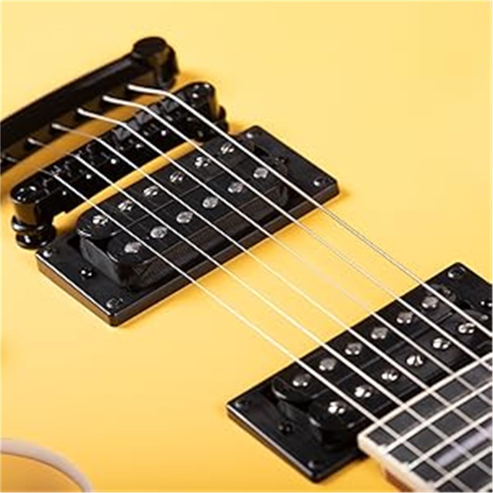 Guitare Électrique 6 Cordes Robuste Avec Chevalet Fixe Et Deux Micros Guitare Électrique Débutants