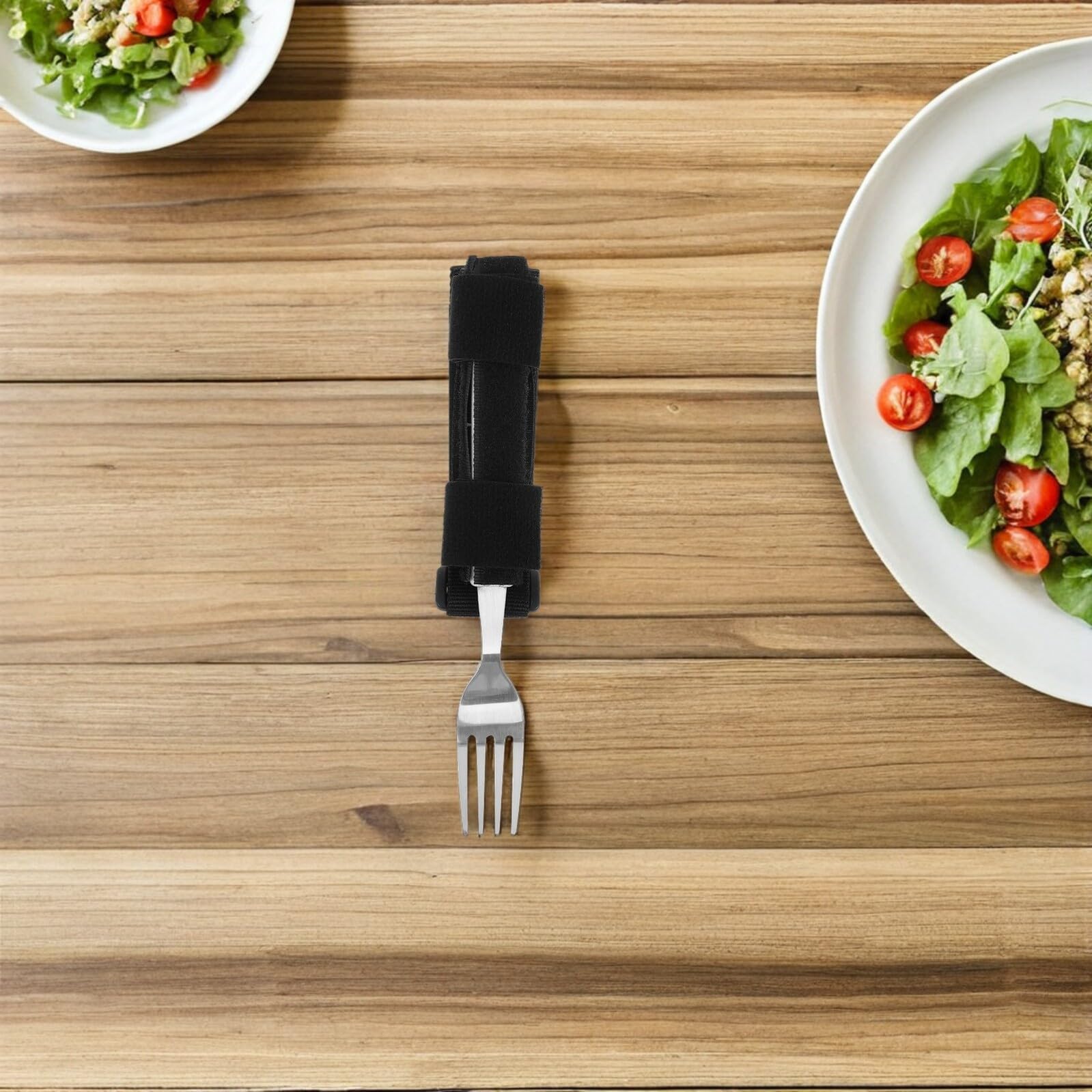 2 Soportes Ajustables para Cubiertos con Correa Adaptable para Comer para Cubiertos Adaptables para Tenedores para Personas con Discapacidad Y Personas