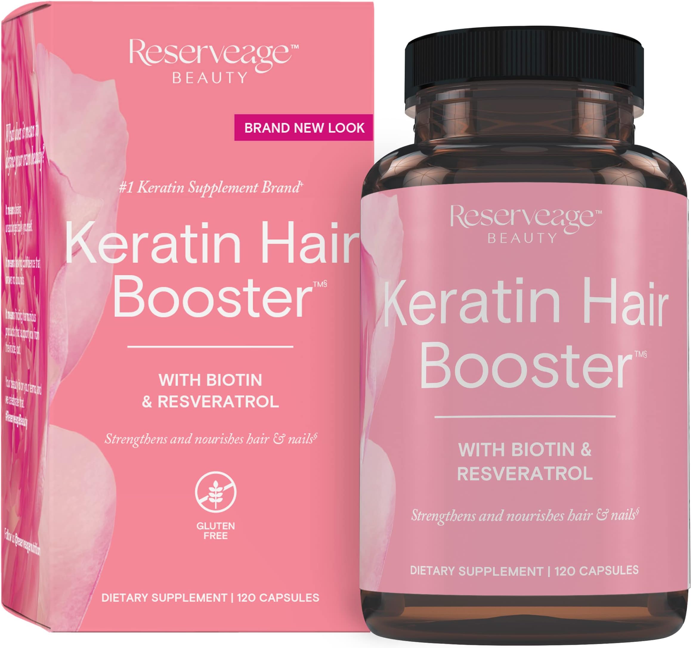 Keratin Hair Booster, 120 Ct