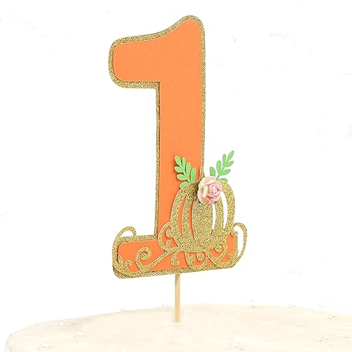 Miniatura 8 de Decoración de pastel de calabaza pequeña  Decoración para pastel de primer cumpleaños para niña, decoración de fiesta de primer cumpleaños,