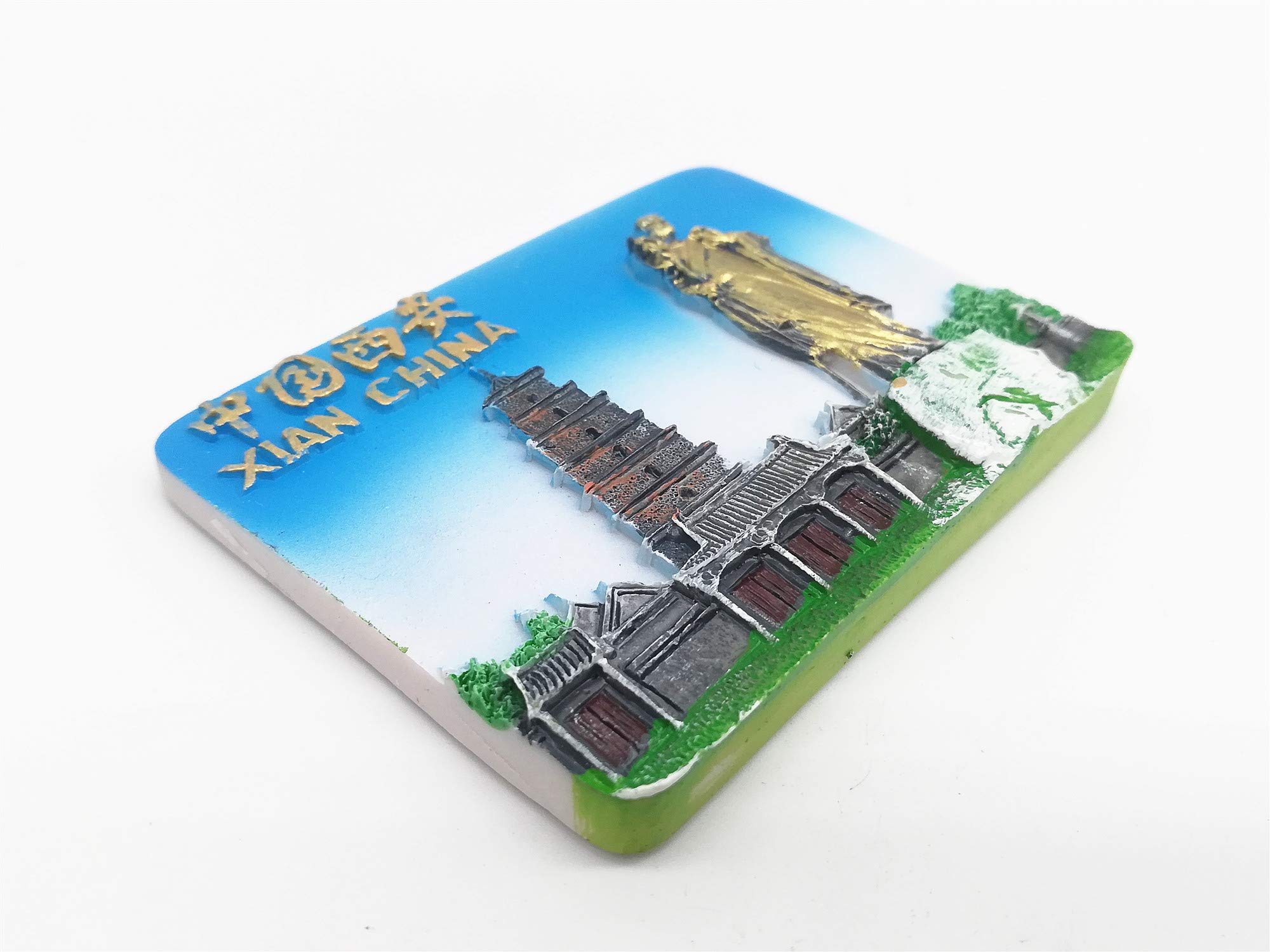 Changdu Tibet Cina Viaggio Souvenir Magnete Frigorifero Attrazioni Città Magneti Frig