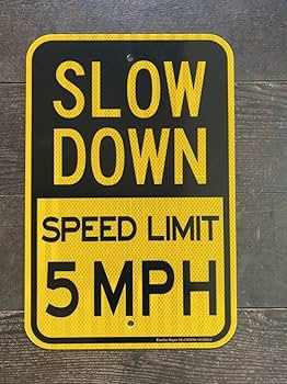 slow ロードサイン Amazon.co.jp: アメリカ 道路標識 SLOW DOWN スローダウンSA-3SPEED