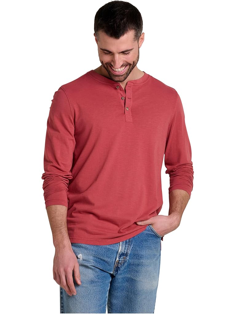 Black Toad&Co Primo Long Sleeve Henley