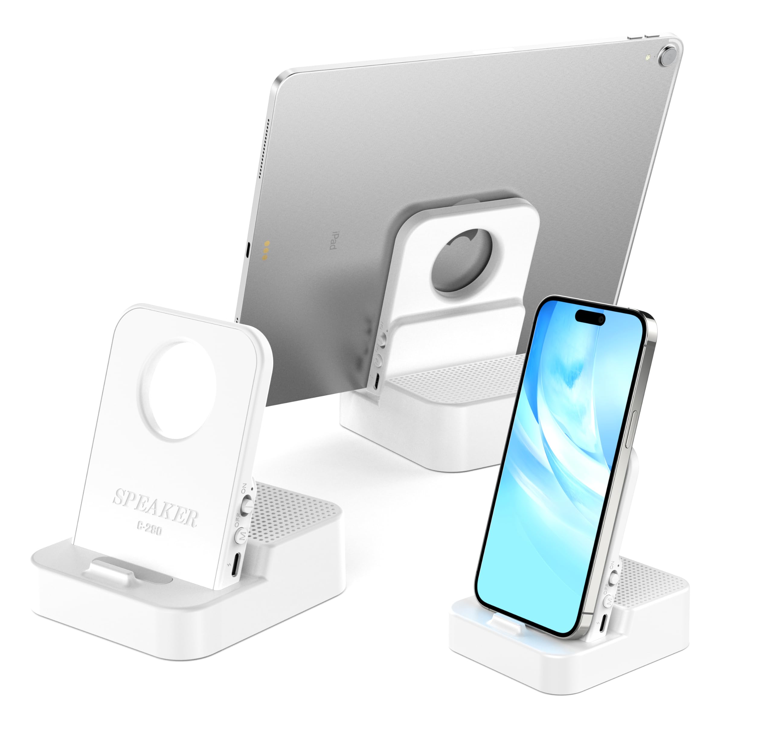 Amazon.co.jp: SRVR スマホスタンド スマホスタンドスピーカー