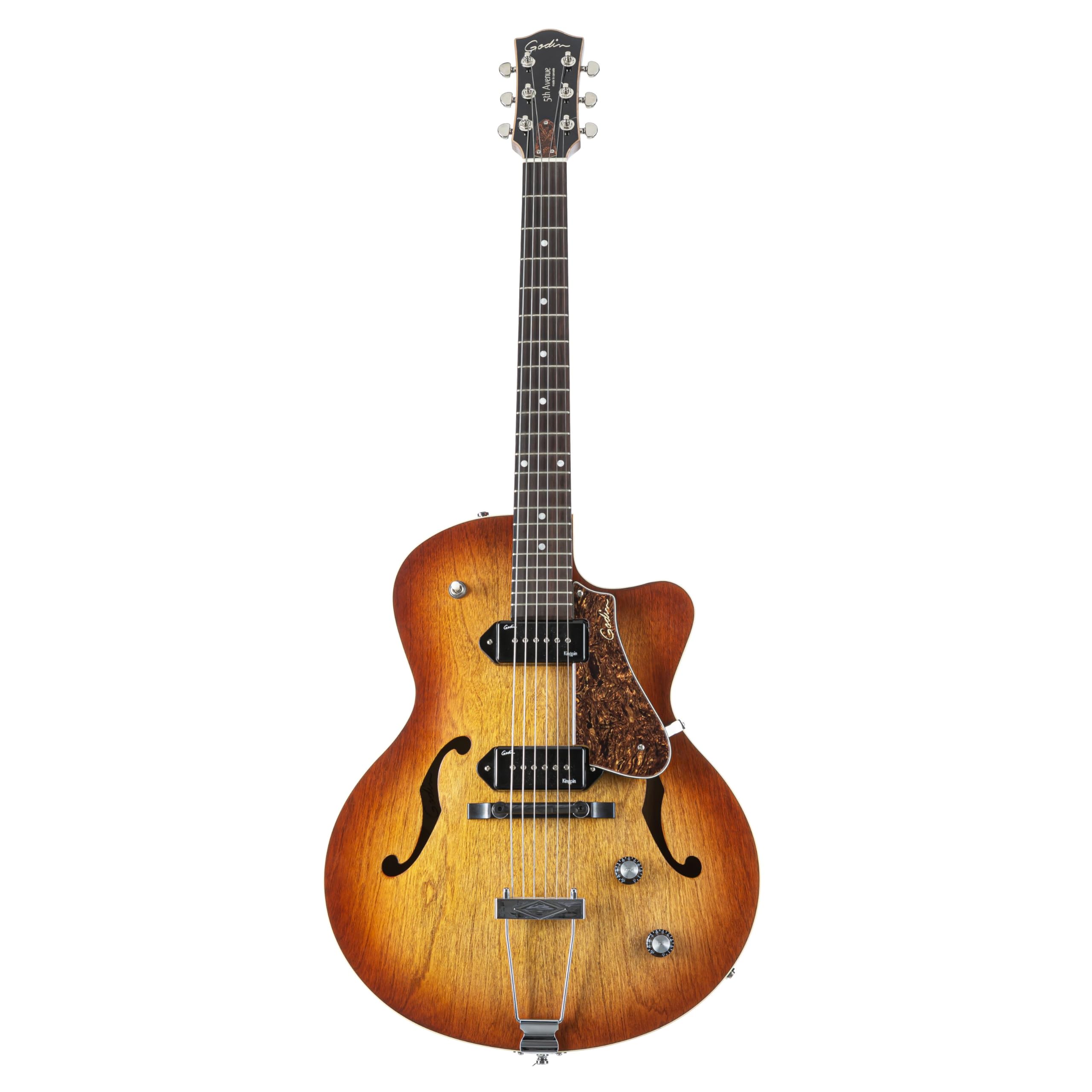 Amazon | Godin (ゴダン) 5th Avenue CW Kingpin II フルアコギター