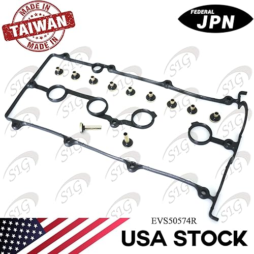Miniatura 5 de Junta de tapa de válvula de motor compatible con Mazda Modelo 626 1998-2002 y Protégé 2001-2003 y Protege5 2002-2003 con base de motor 1.8L L4