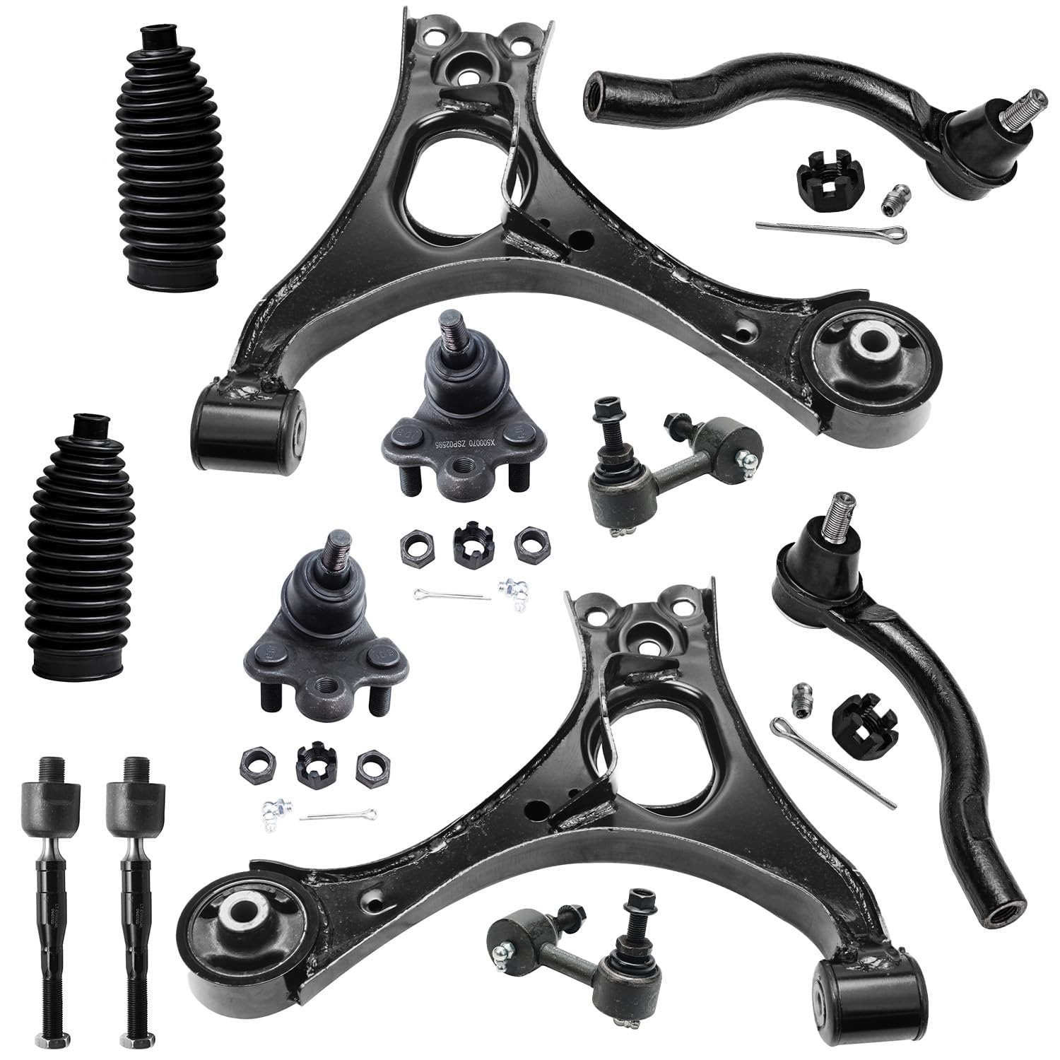 Detroit Axle - 1.8L Front End 12pc Suspension Kit for 2006-2011 Honda Civic