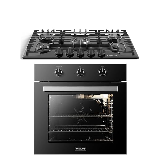 GASLAND Gas Wall Oven+Gas Cooktop 30 Inch