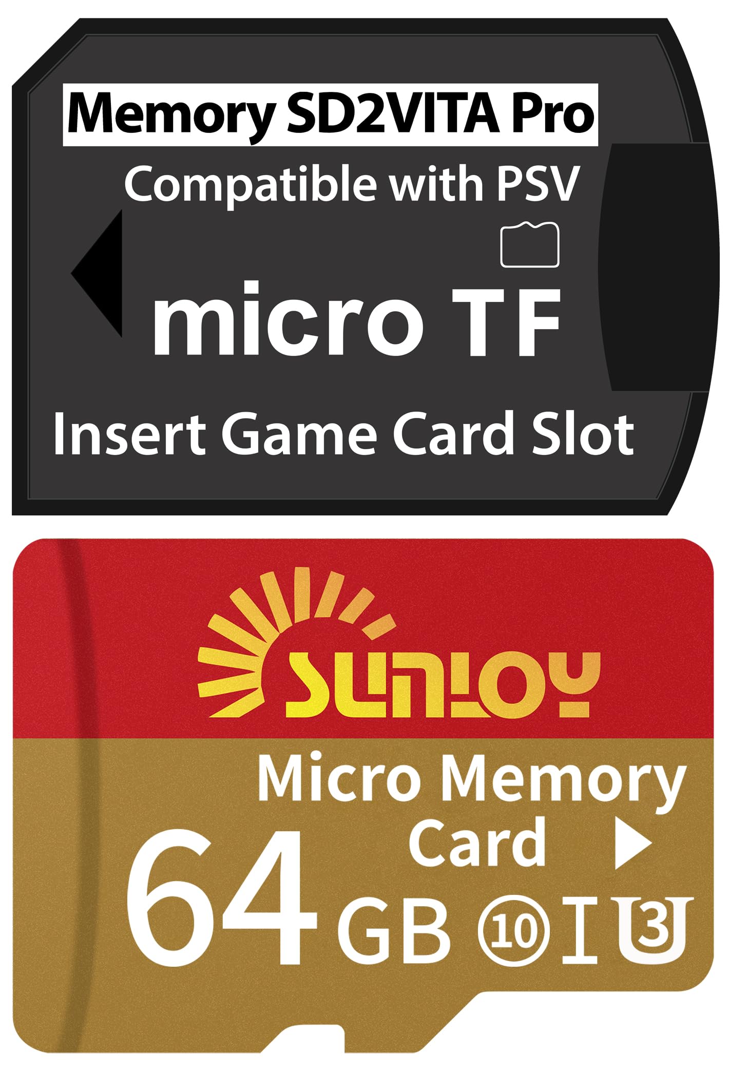 Amazon | PS Vita メモリーカード SD2Vita 6.0 アダプター 64GB Micro