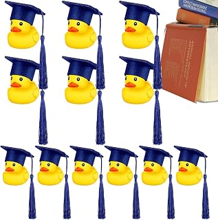 Graduation Ducks, Cute Mini Graduation Ducks, Graduation Hat Ducks, Graduation Ducks Rubber Float Bath for Graduation Gifts