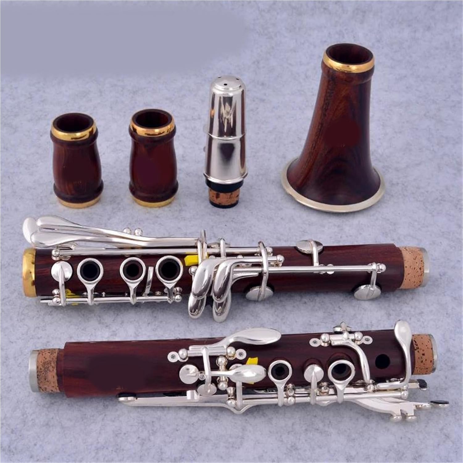 Rosewood Professional 17 Key Clarinet bB Gold Plated Clarinet