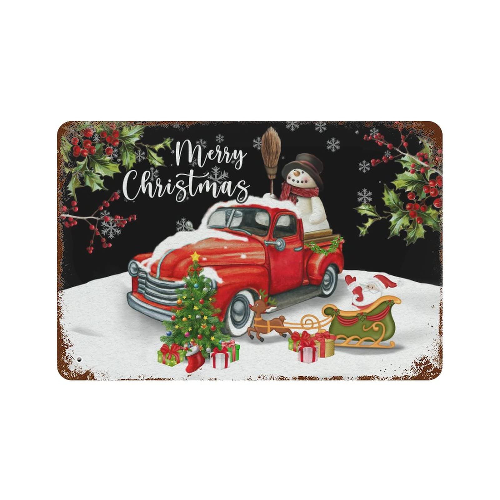Déco Noël bonhomme de neige en métal pour habiller votre pelouse ou votre intérieur