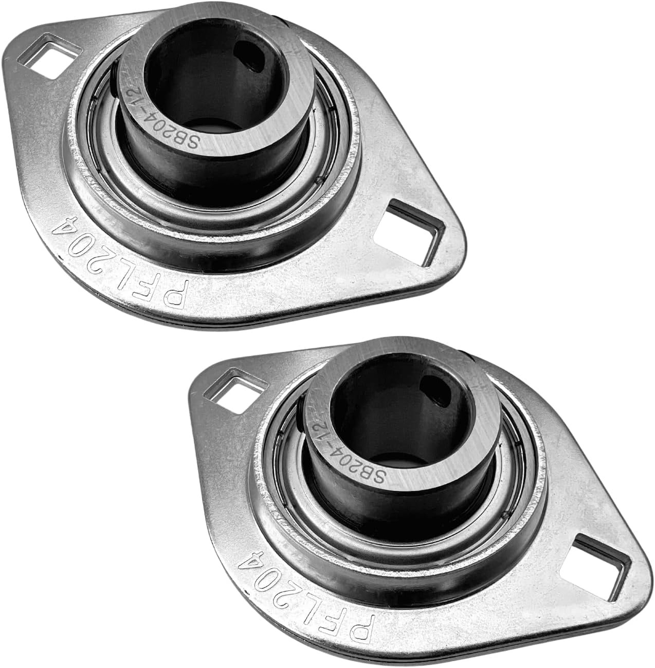 Rolamento de Eixo Carolina Tarps SBPFL204-12 com Flanges para Sistemas de Tarp de Caminhão Basculante - Eixo de 3/4″ (2 Unidades)