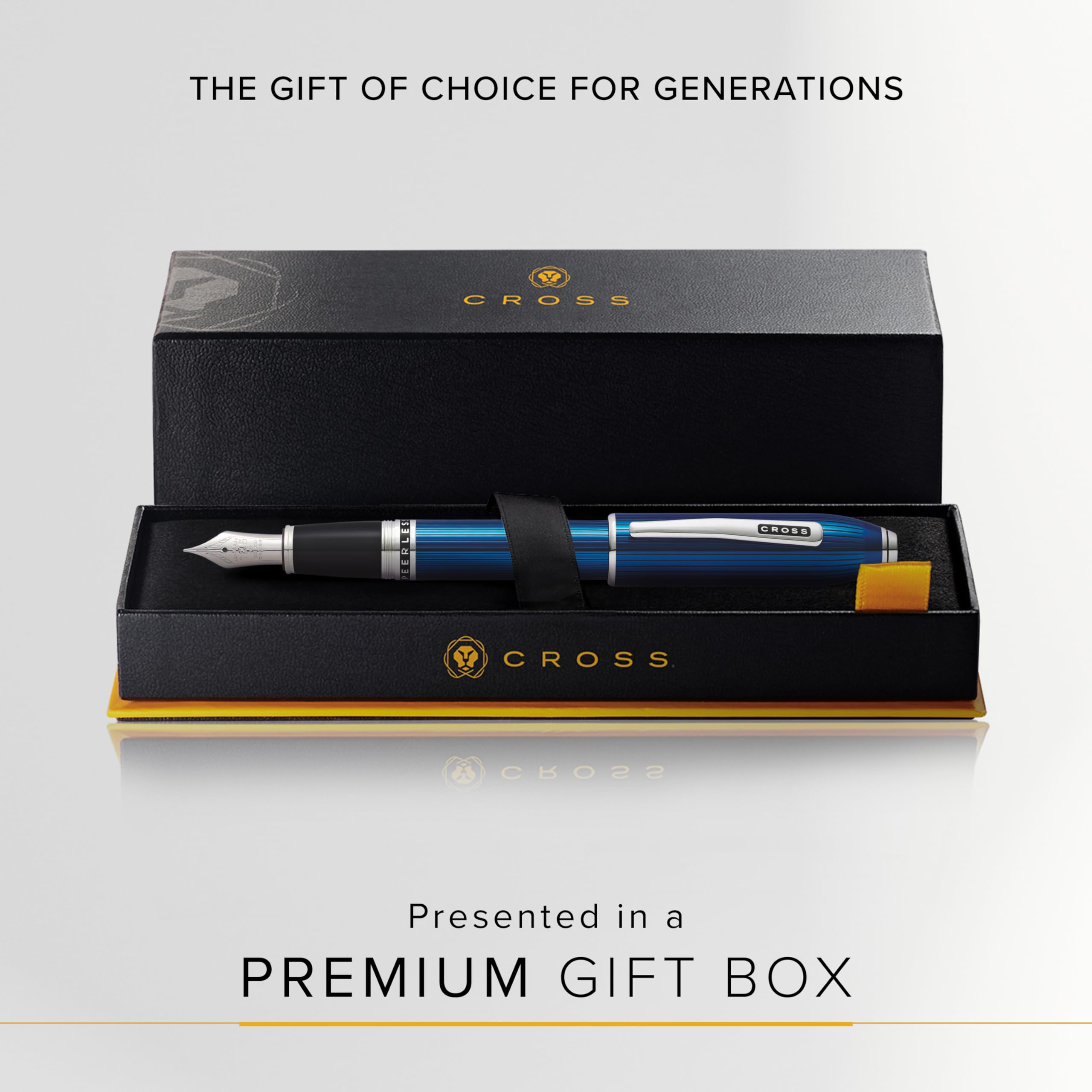 Stylo Plume Cross Peerless 125 - Édition Limitée - Occasion Avec écrin Et Recharge