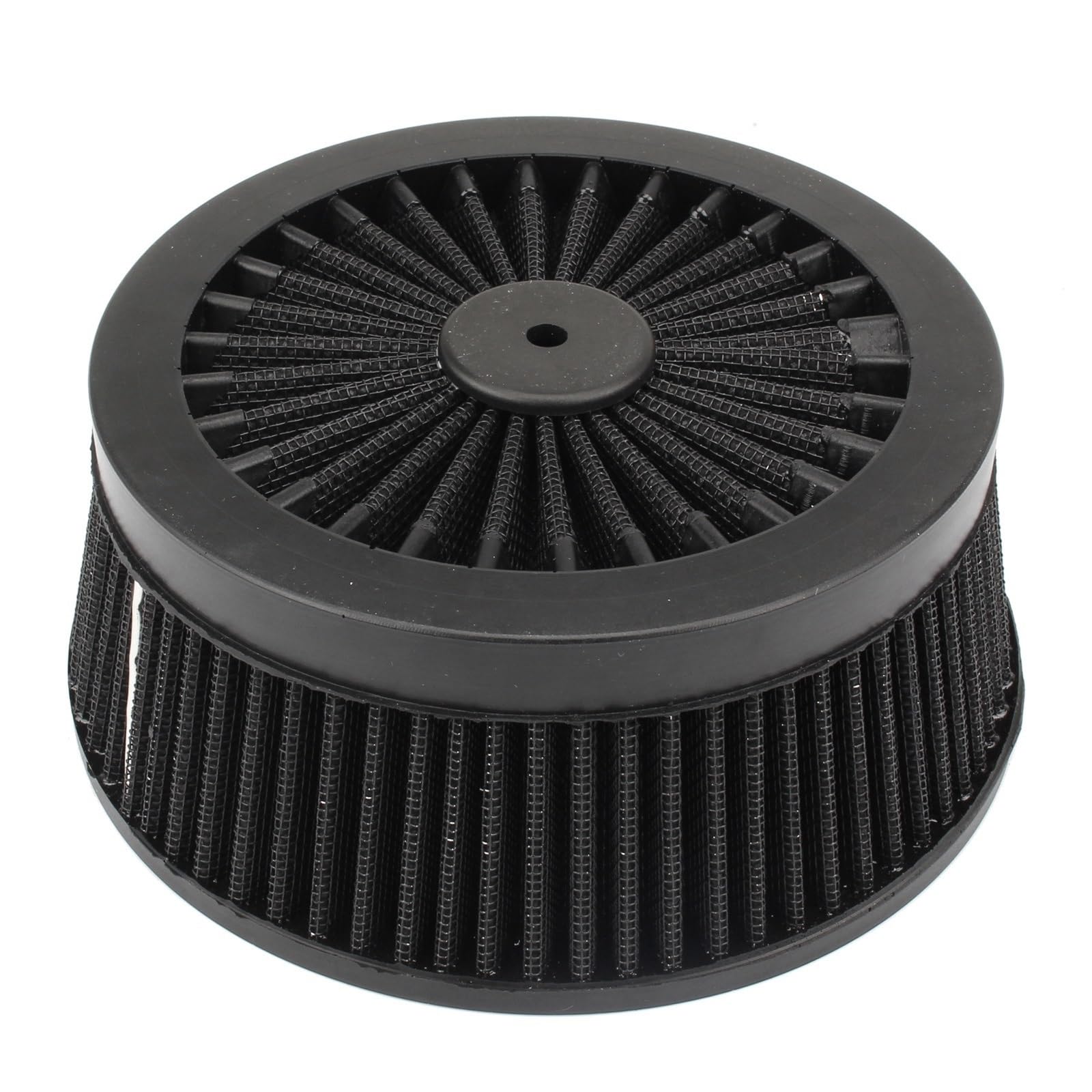 Filtro aria motocicletta Adatto per Harley Touring Road King Sportster XL 883 1200 Elemento filtrante di aspirazione del filtro dell'aria per moto(C Silver)
