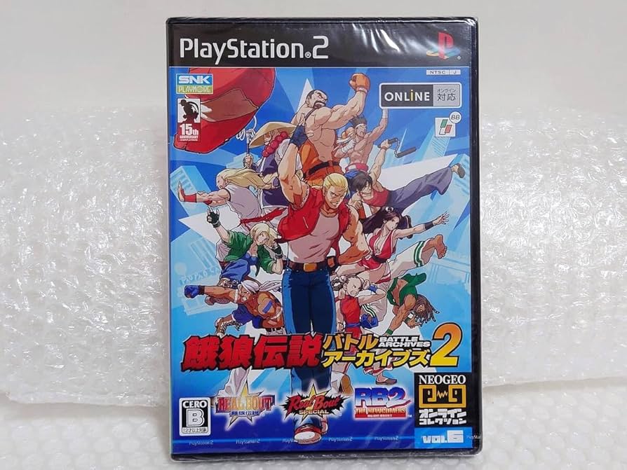 SNK - ＳＮＫプレイモア 餓狼伝説バトルアーカイブズ２ ＰＳ２ フライヤー １枚 Amazon | NEOGEOオンラインコレクション 餓狼伝説バトル