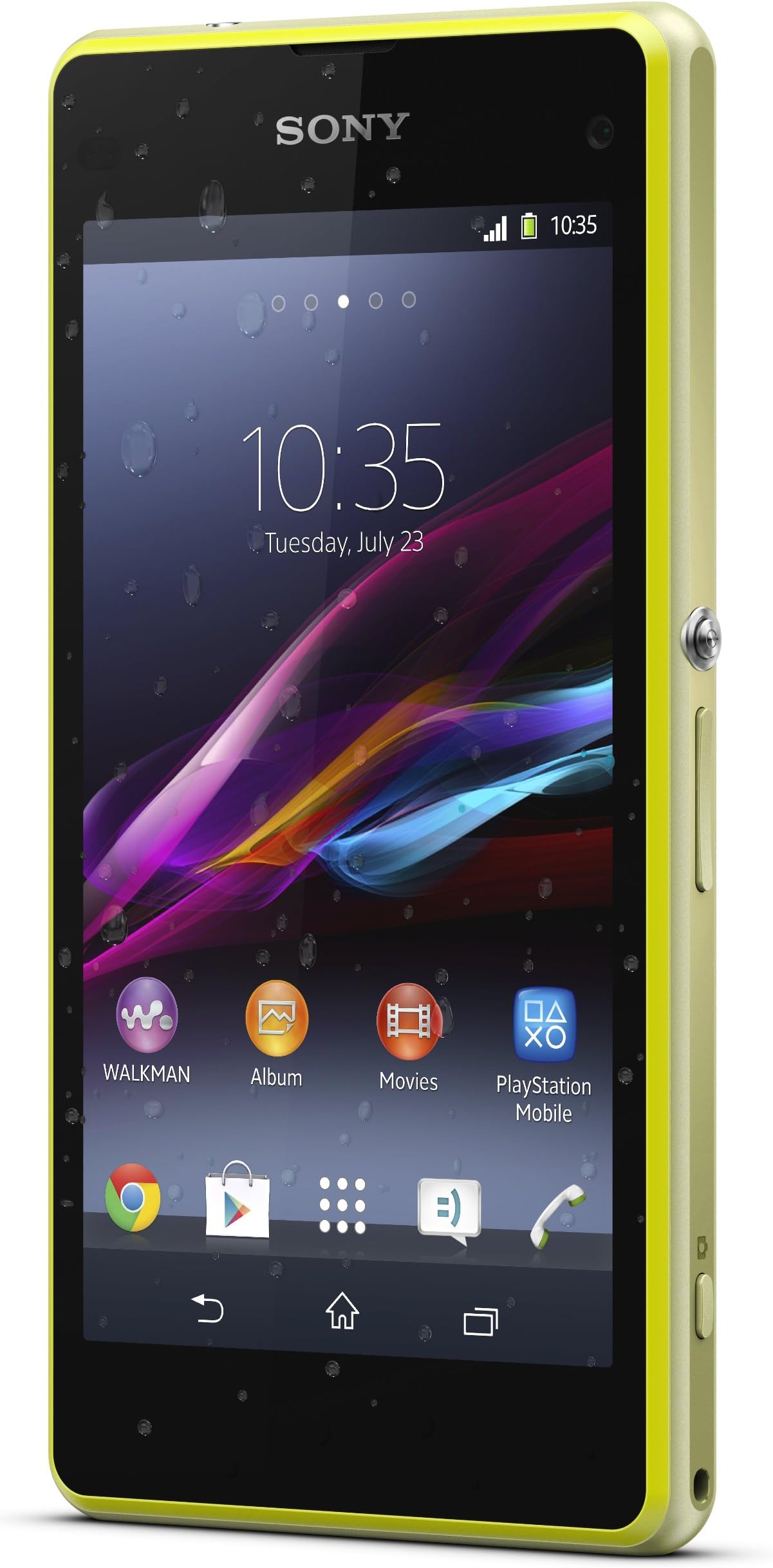 Sony Xperia Z1 Compact D5503 16GB (Jaune) Factory Unlocked International Version No Warranty LTE 4G 3G 2G GSM NEW (2G & 3G 850/900/1700/1900/2100 & 4G LTE 800/850/900/1700/1800/1900/2100/2600)