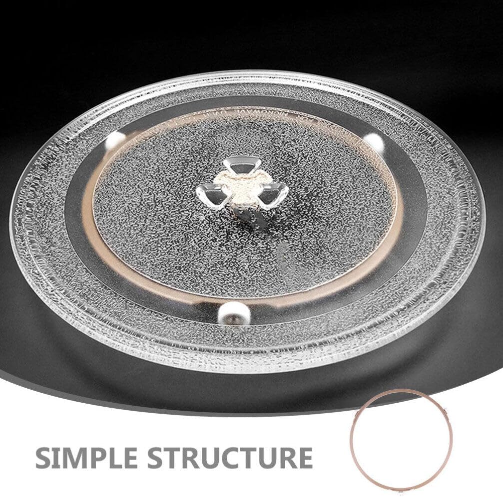 Microwave Oven Turntable Ring with 1.6cm Wheels, Plastic Support