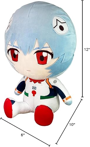 Miniatura 4 de Great Eastern Entertainment Evangelion Nueva Película - Rei Ayanami Plug Suit Sentado Felpa 12" H