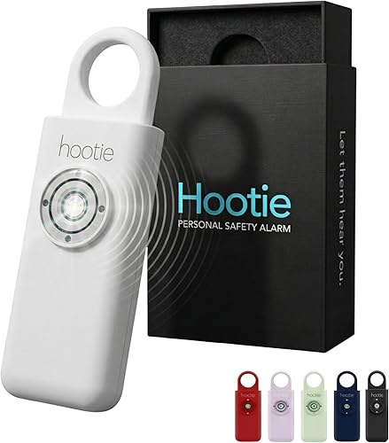 Miniatura 12 de Alarma de seguridad personal Hootie, alarmas personales para mujeres, hombres y niños Alarma personal - Llavero con alarma, alarma de autodefensa