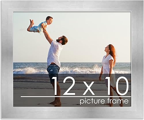 Miniatura 18 de Marco de 28 x 36 pulgadas de madera de peltre plateado con plexiglás acrílico UV, parte trasera de tablero de espuma y accesorios incluidos