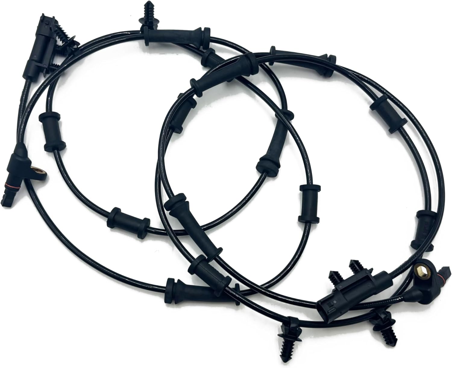 2Pcs Front Left and Right ABS Wheel Speed Sensor Compatible with Jeep 2007 2008 2009 2010 2011 2012 2013 2014 2015 2016 2017 Wrangler 2018 Wrangler JK Replaces 68003281AC 52060156AD 68003281AA