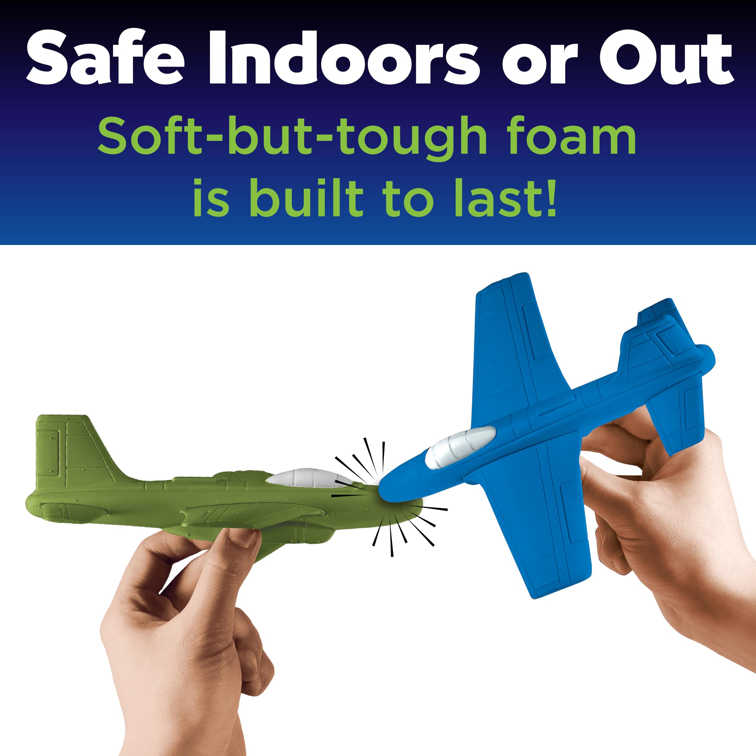 Creativity for Kids Stunt Squadron Foam Fliers: Macht 3 Flugzeug-Spielzeuge für Kinder, Bastel- und STEM-Kits für Kinder im Alter von 5–8 Jahren, Spielzeug für Jungen und Mädchen, Geschenke für Jungen