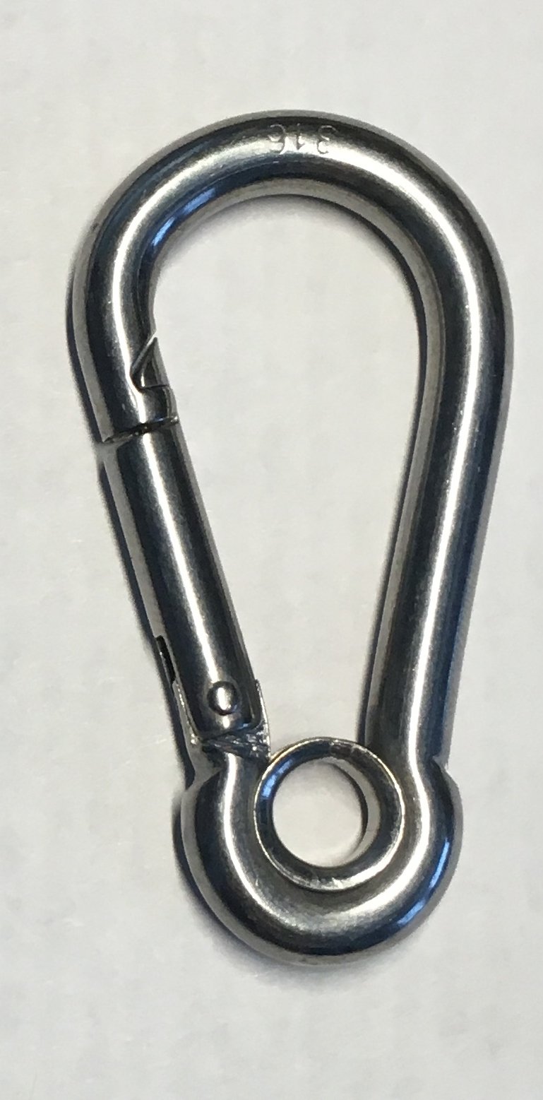 Karabinerhaken Edelstahl 4A 6 x 60 mm | Baumarkt Karabinerhaken Edelstahl 4A 6 x 60 mm | Baumarkt