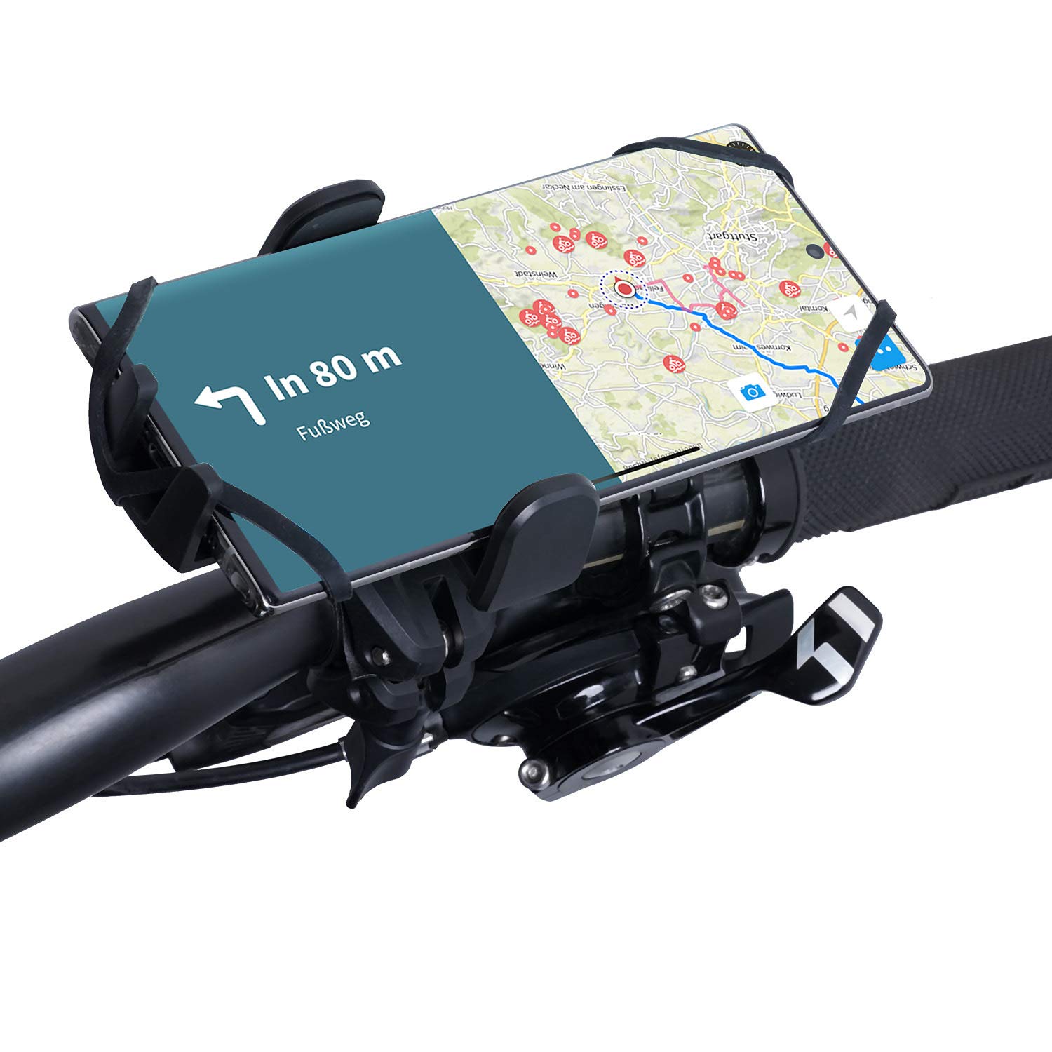 Wicked Chili Universal Handy Fahrradhalterung für Smartphone bis 6,5 Zoll I, Fahrrad Handyhalterung Bike Mount Halterung (Vibrationsfrei, 360° 