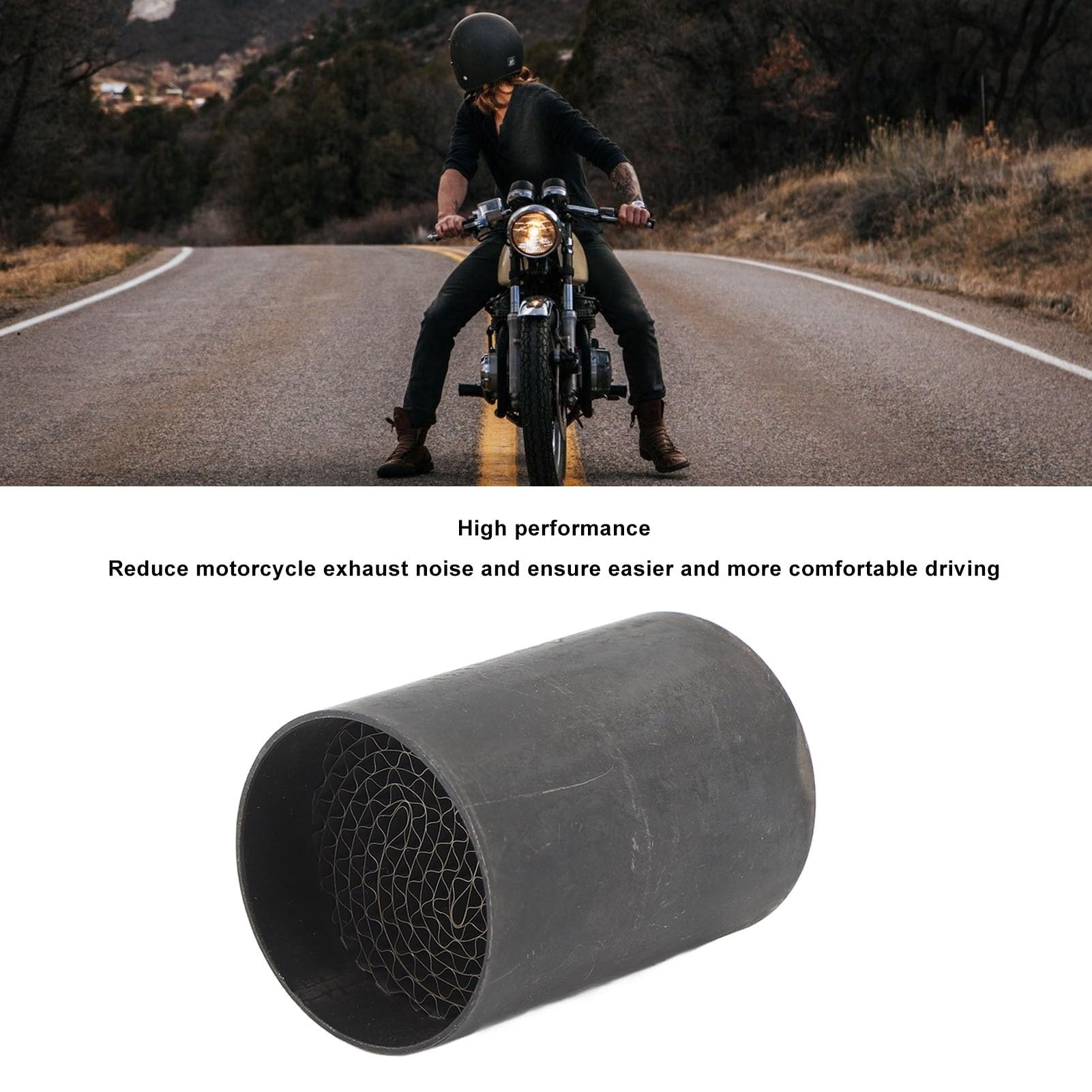 Katalizator Rury Wydechowej, Katalizator Tłumika Wydechu o Wysokiej Wytrzymałości do Motocykla (35 * 50mm)