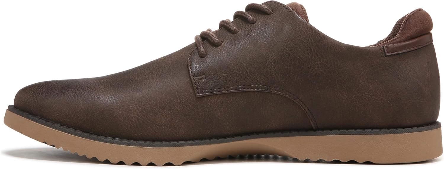 Dr. Scholl's Shoes Men's Sync Plain Toe Dress Casual Oxford, Brown/Brown Smooth, 9 Wide - Image 9