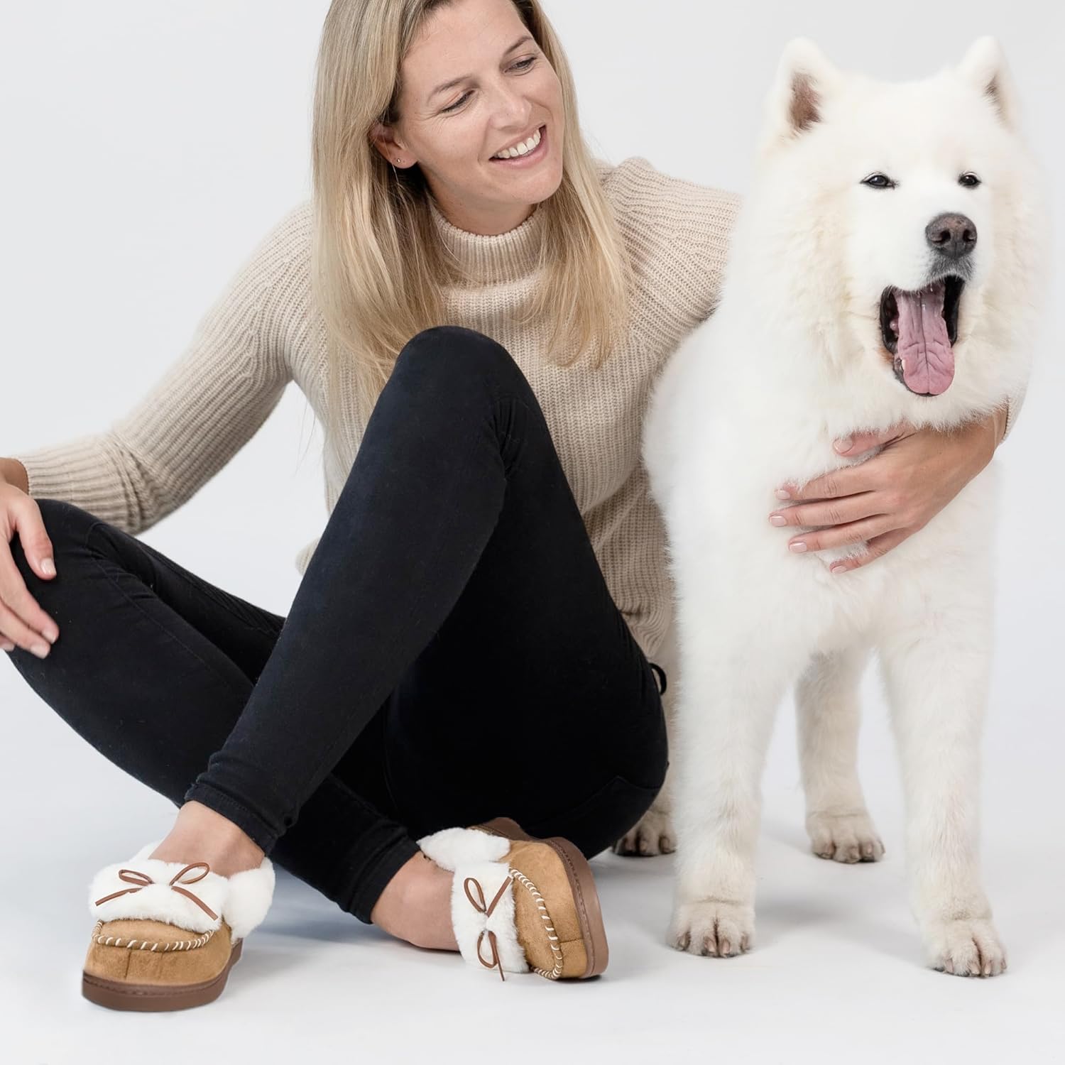 RockDove Women's Trapper Moc Memory Foam Slipper Gift Ready - Image 2