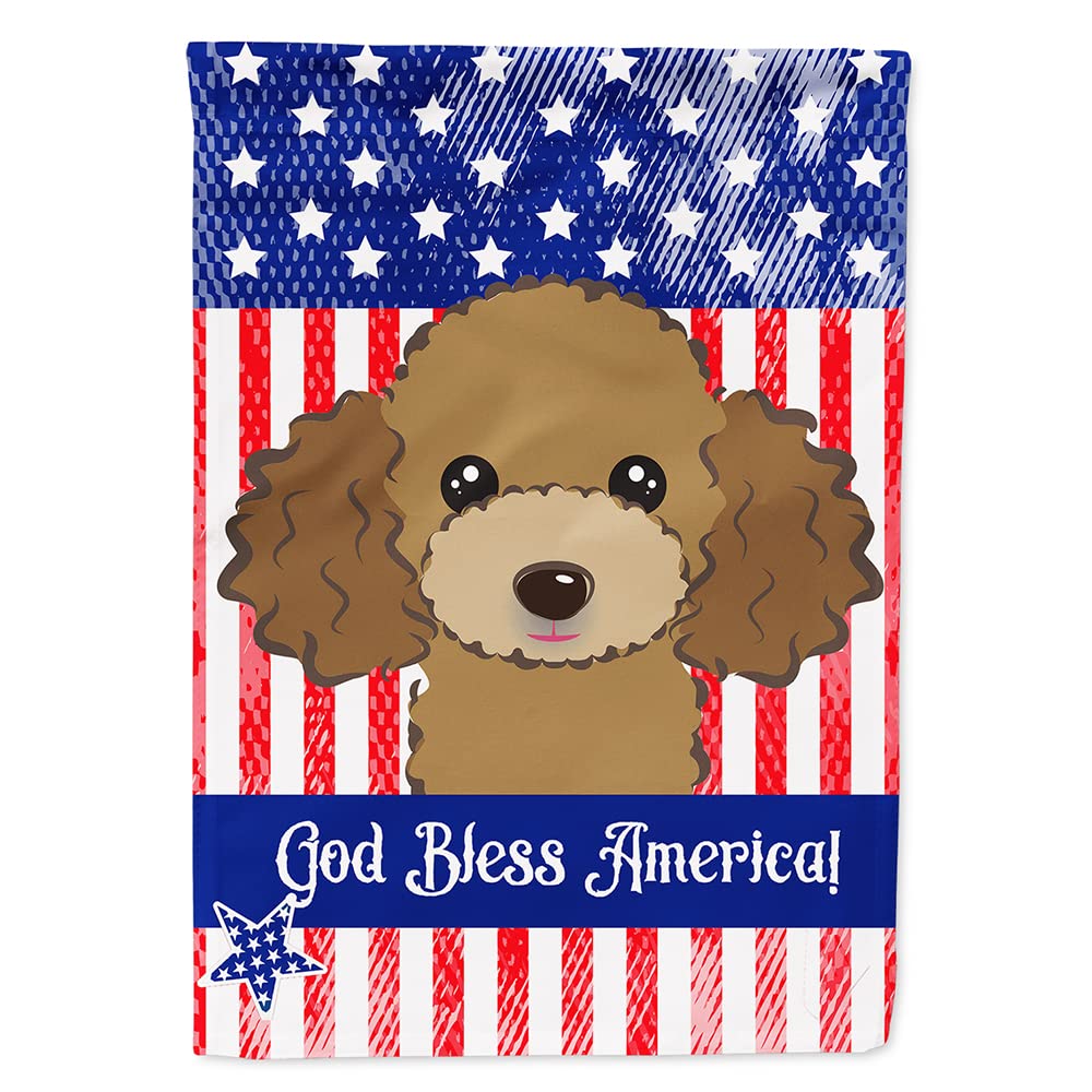 Drapeau Caniche Chocolat Caroline's Treasures BB2186CHF grand format pour jardin