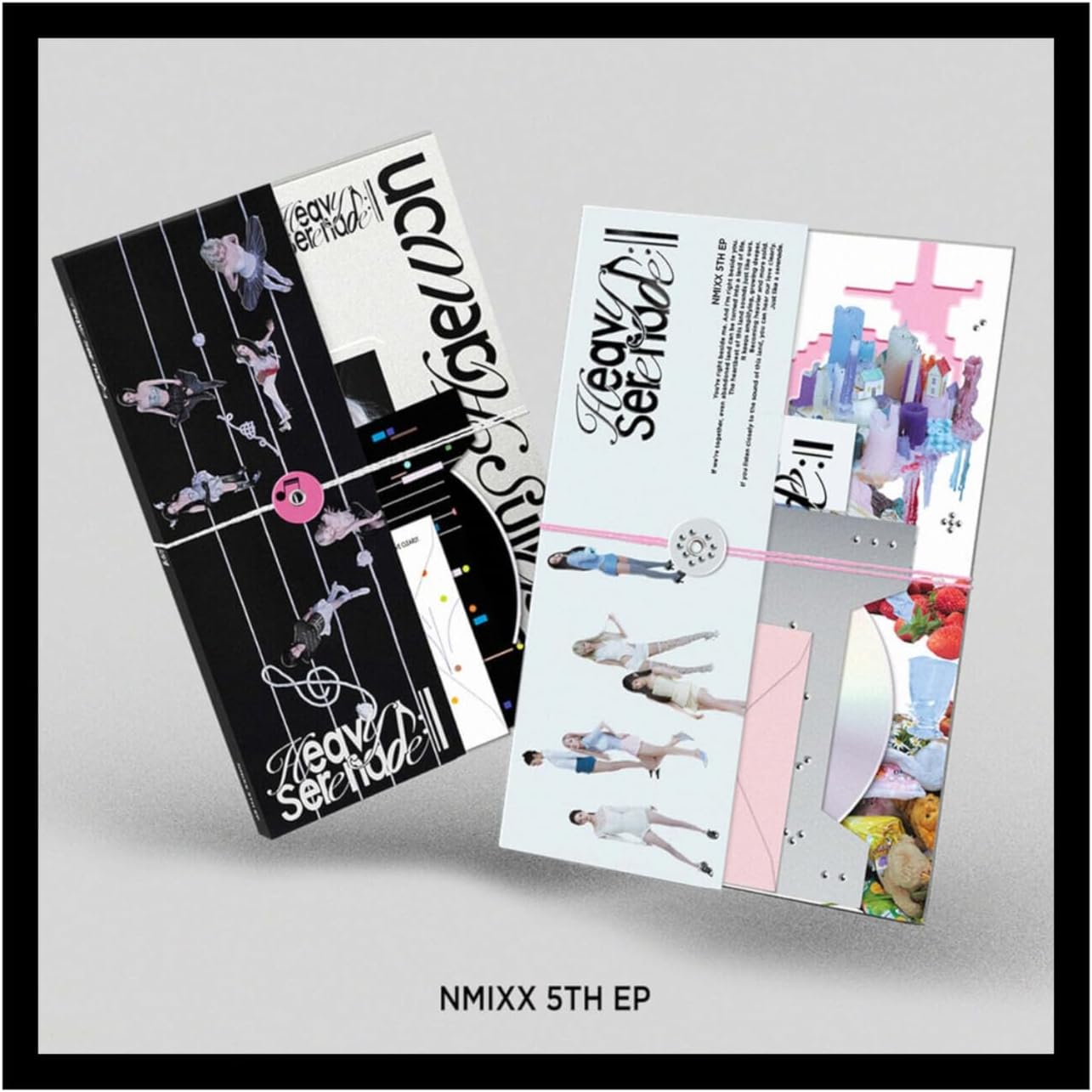 (Full Set : 2Standard+6POCA+1Melody Box) NMIXX Heavy Serenade 5th EP Album with Tracking