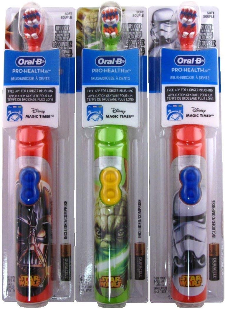 Oral-B Toothbrush Power Disney Star Wars (Timer) (4 Pieces) Assorted