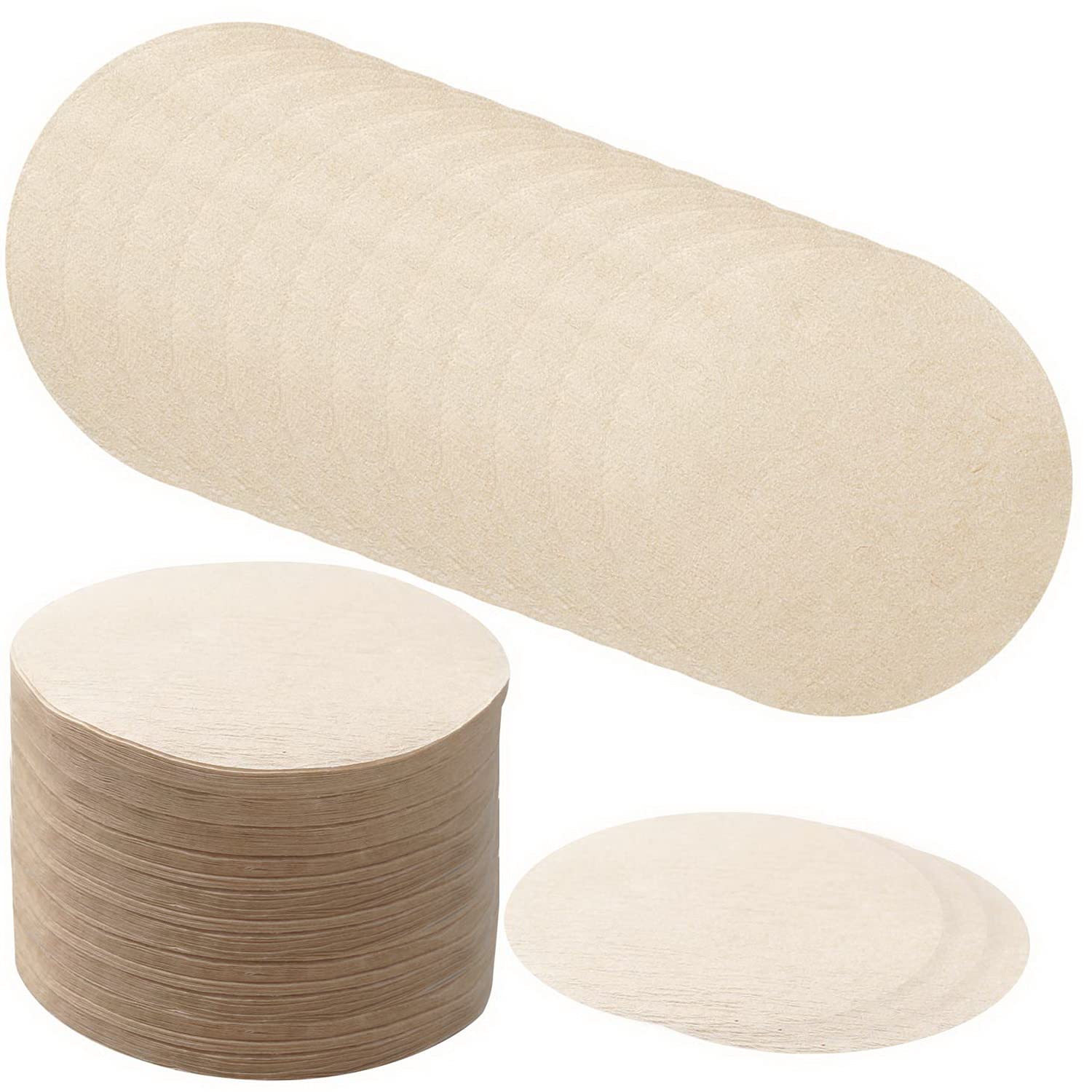 500 PCS Unbleached Coffee Filters Papers Compatible with Aeropress