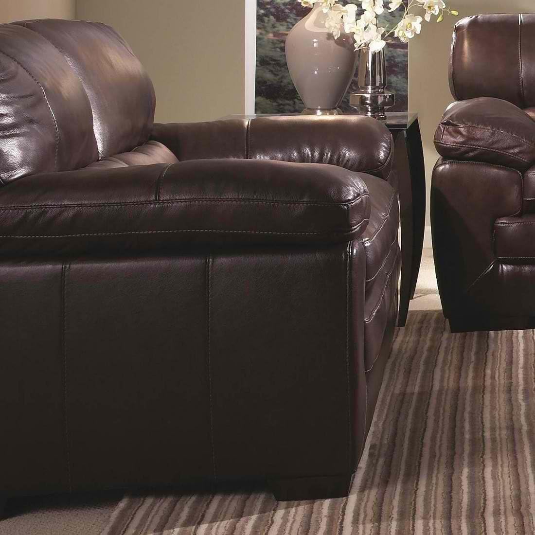 Chelsea Home Furniture El Paso Loveseat in Texas Black Oak