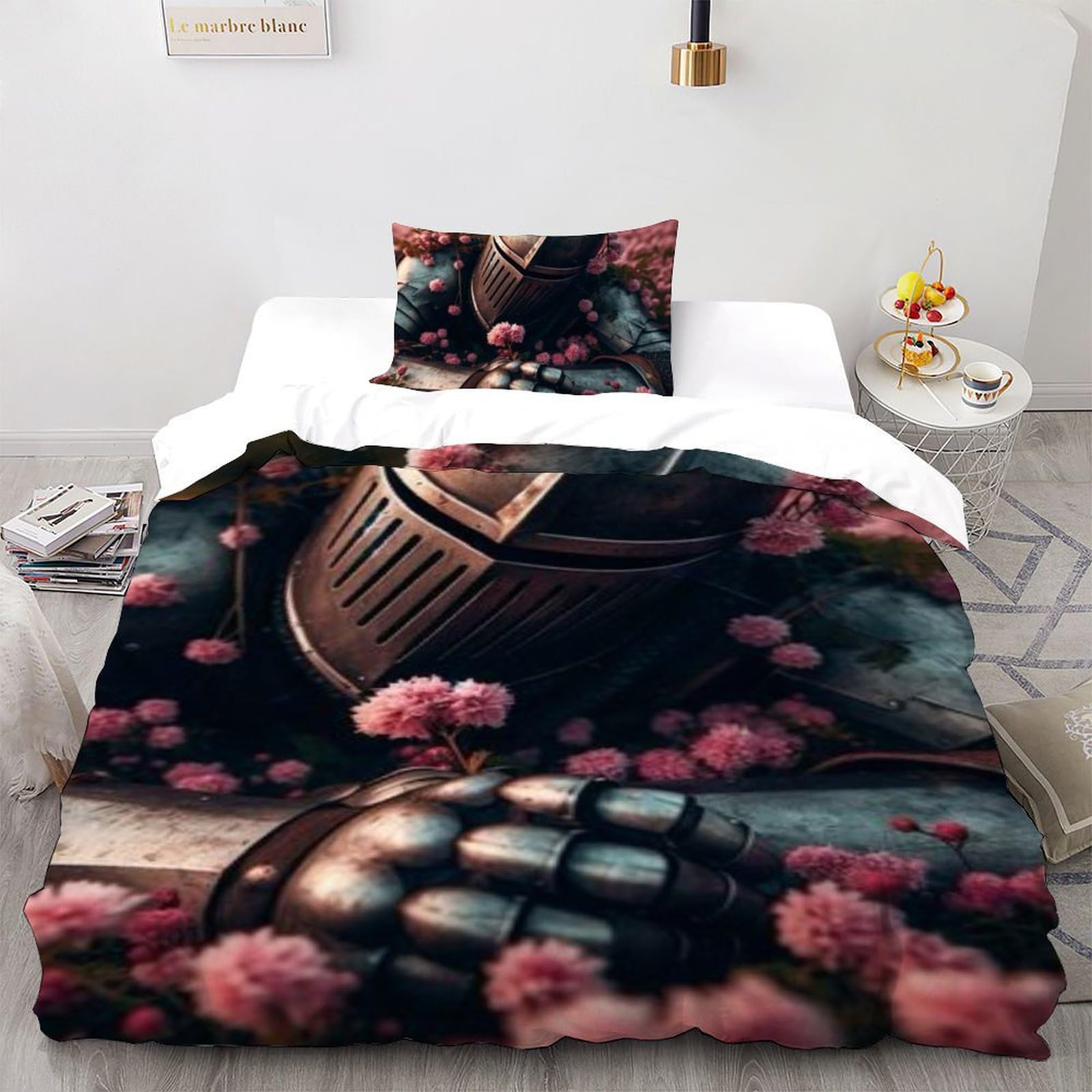 Housse de couette 135x200 imprimé 3D pour créer une chambre de fille cosy