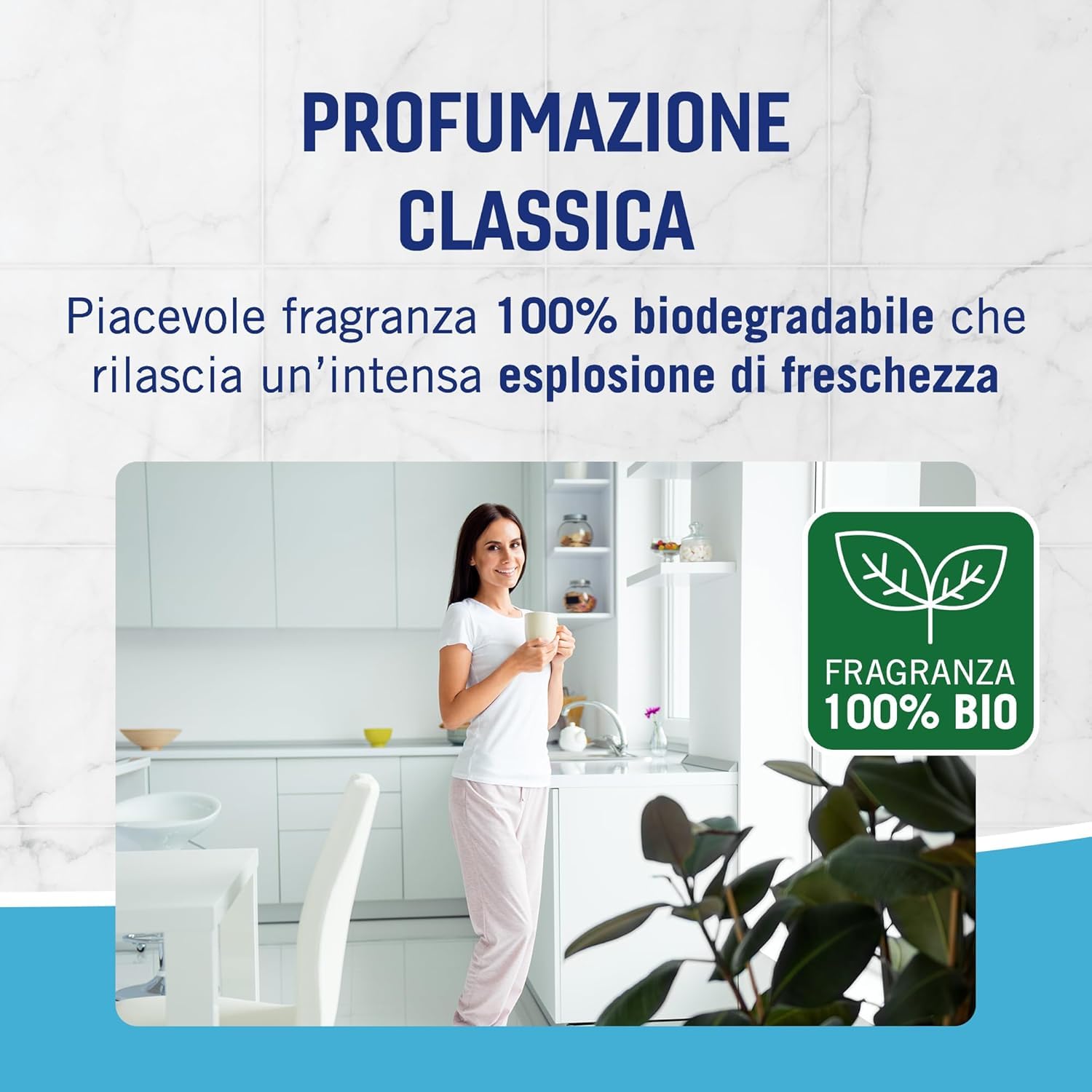 Lysoform - Limpiador de suelos para gres porcelánico y baldosas, 1,1 L, limpiador para superficies delicadas, ayuda a los alérgenos, fragancia biodegradable, incluye llavero Italy Shop Service
