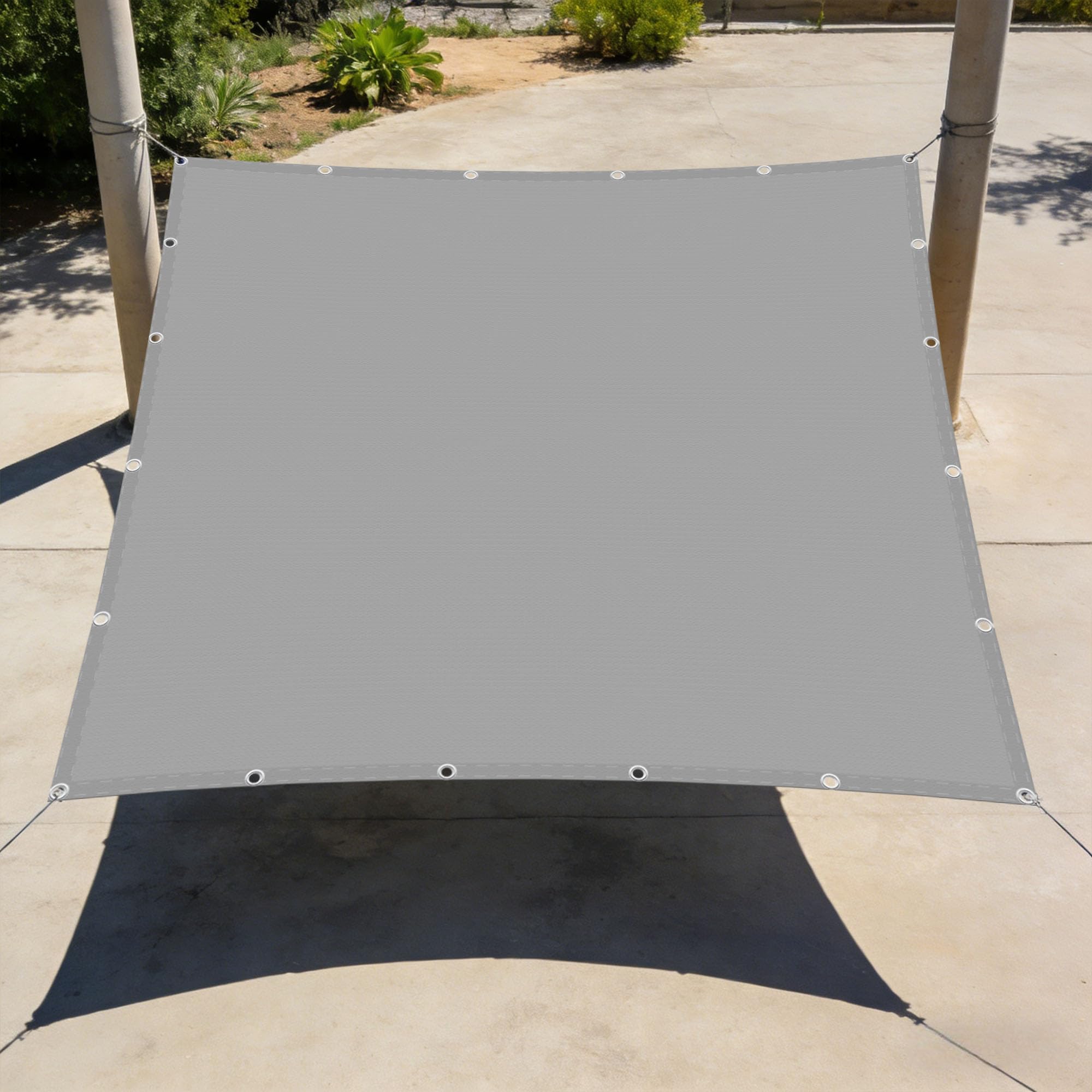 Voile d'ombrage extérieur contre les UV forte toile avec œillets