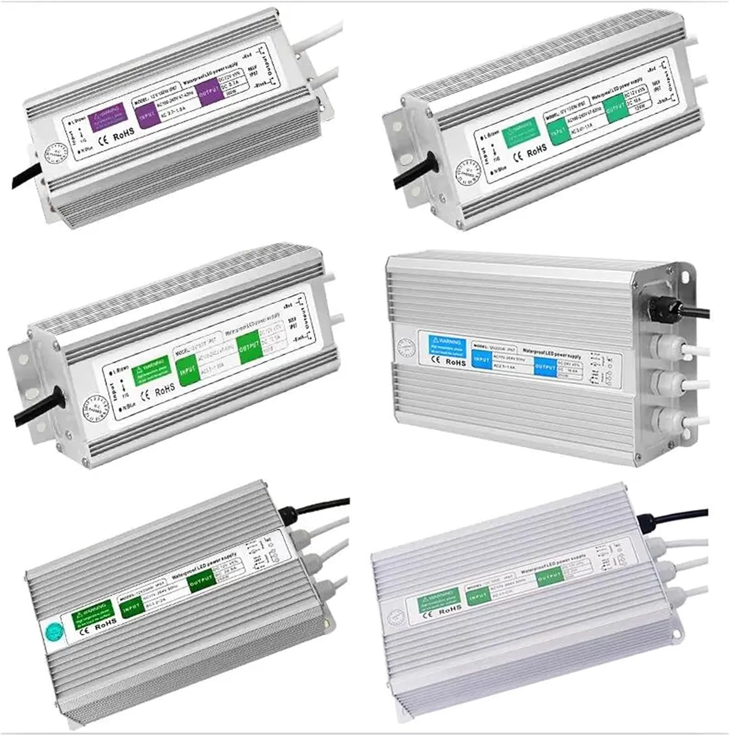 1 個 LED ドライバトランス電源アダプタ AC110-240V に DC12V 10 ワット 20 ワット 30 ワット 50