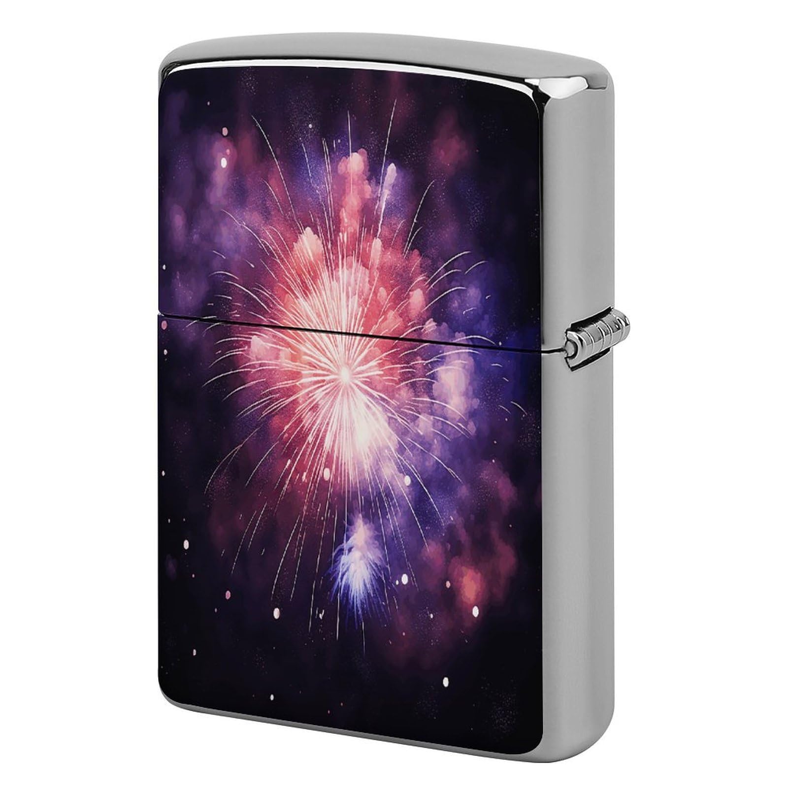 Fodpand Style Exploding Fireworks Metal Lighter Case Cover Lighter Sleeve