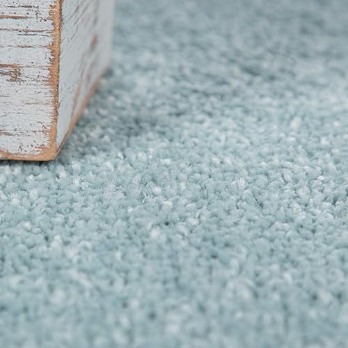 Miniatura 8 de Paco Home Alfombra de área sólida en antracita diseño liso moderno, tamaño 2'8" x 4'11"