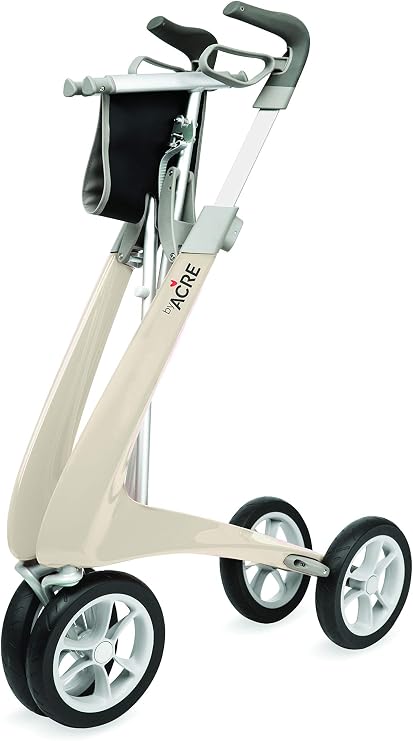 byACRE Carbon Ultralight Rollator World's Lightest Carbon Rollator - Only 4.8 kg | for Indoor and Outdoor Use | Foldable and Easy to Put in The Boot and Travel |