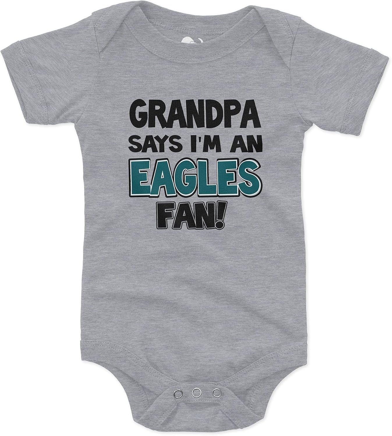 NanyCrafts Baby's Grandpa Says I'm an Eagles Fan Bodysuit