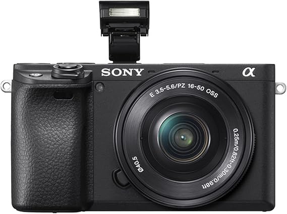 Sony a6400 Mirrorless Camera with 16-50mm Lens, 128GB Extreem Speed Memory,.43 Wide Angle & 2X Lenses, Case,Tripod, Filters, Hood, Grip,Spare Battery & Charger,Editing Software Kit -Deluxe Bundle