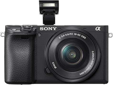 Sony a6400 Mirrorless Camera with 16-50mm Lens, 128GB Extreem Speed Memory,.43 Wide Angle & 2X Lenses, Case,Tripod, Filters, Hood, Grip,Spare Battery & Charger,Editing Software Kit -Deluxe Bundle